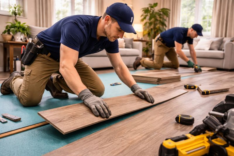 Laminate Floor Replacement in Chelsea, MA