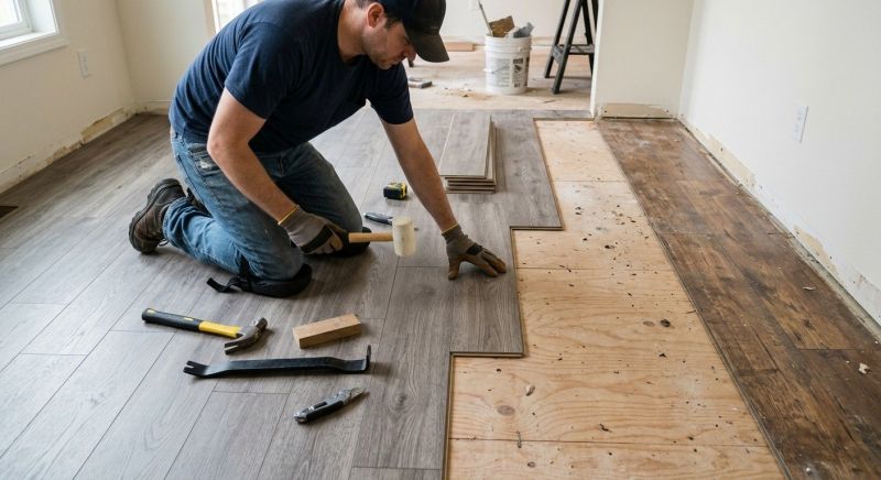Laminate Floor Replacement in Essex County, MA