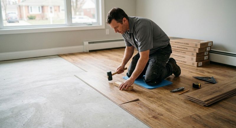 Linoleum Floor Installation in Acton, MA