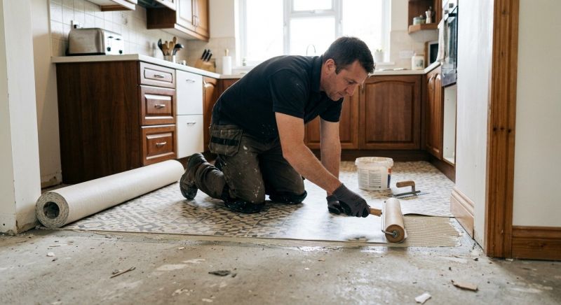Linoleum Floor Installation in Beverly, MA