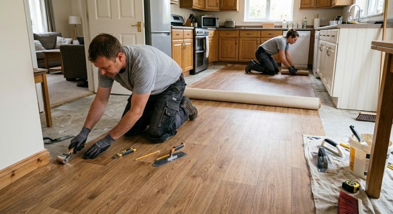 Linoleum Floor Installation in Essex County, MA