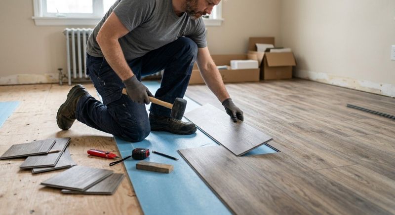 Linoleum Floor Installation in Lowell, MA