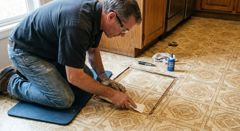Linoleum Floor Installation in Needham, MA