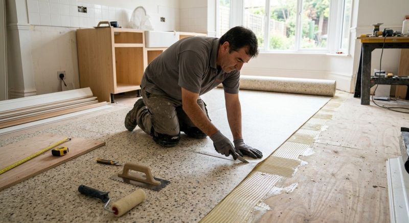 Linoleum Floor Installation in Waltham, MA