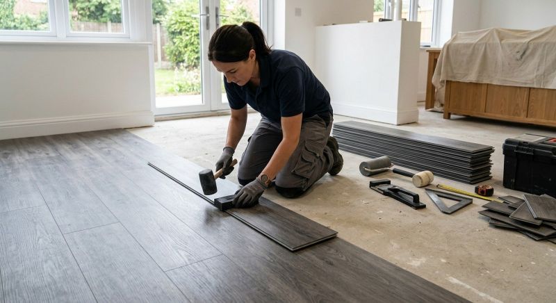 Luxury Vinyl Tile Installation in Hingham, MA