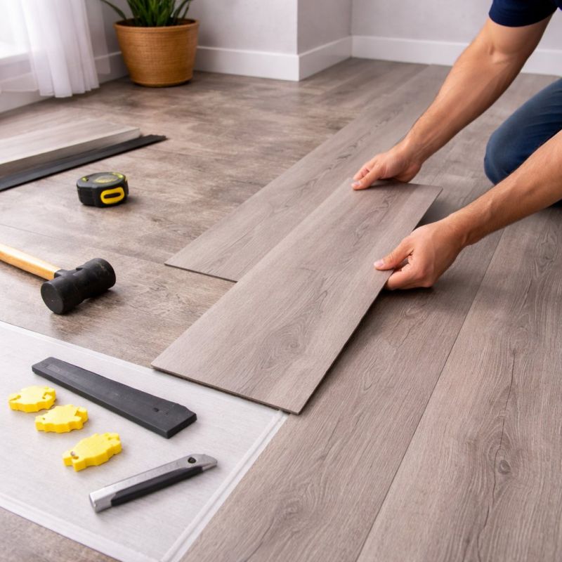 Luxury Vinyl Tile Installation in Newbury, MA