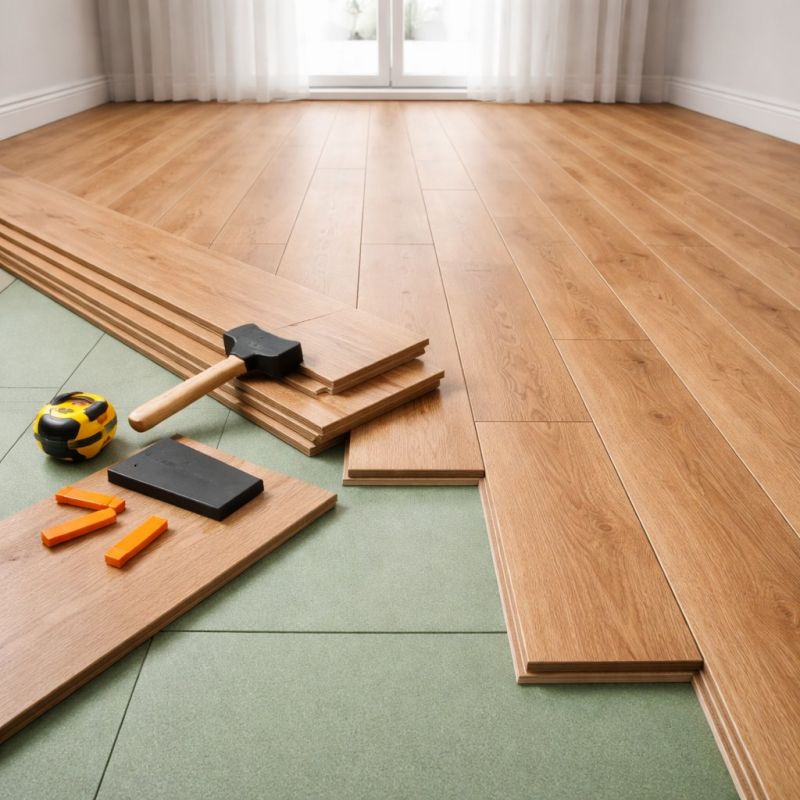 Plank Laminate Installation in Essex County, MA