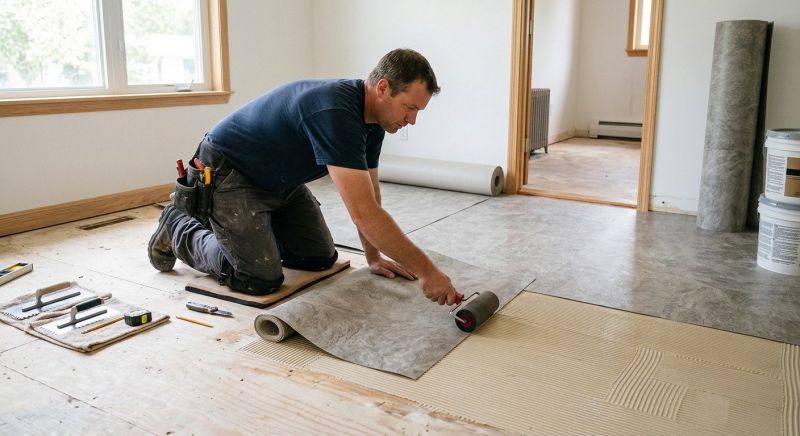 Sheet Flooring Installation in Acton, MA
