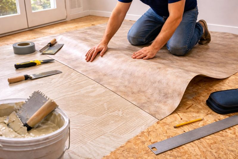 Sheet Vinyl Installation in Lowell, MA
