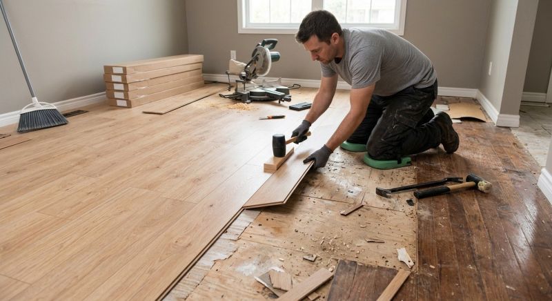 Wood Laminate Installation in Essex County, MA